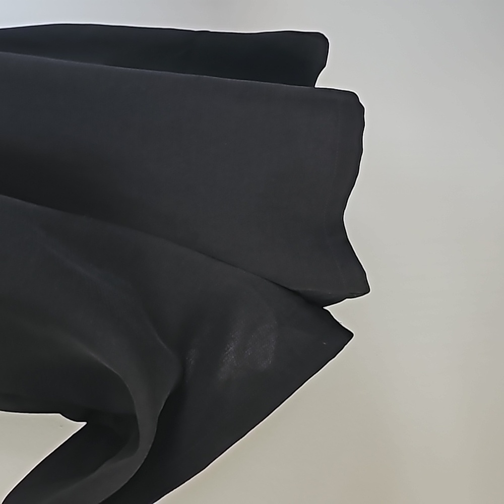 Do+Be Black Tank  Style Short Romper with Ruffled Neck - Picture 6 of 7